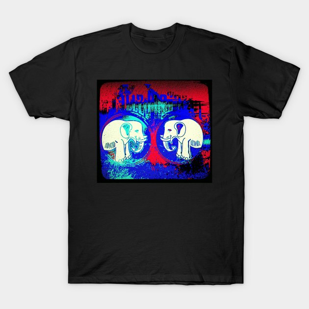 Thai Elephants T-Shirt by SyCAmore